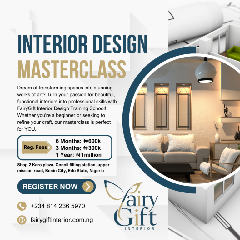 📢 CALL FOR APPLICATION: Interior Design Training at FairyGift Interior!
